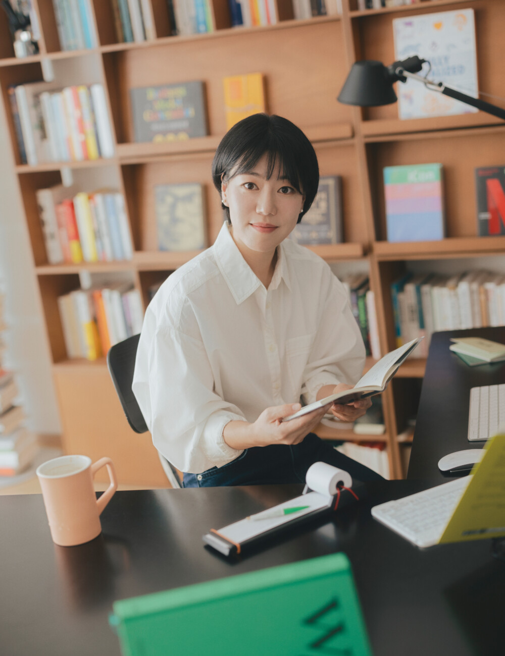 엄마들의 멘토라 불리는 플리크 염미솔 대표는 엄마가 된 이후 더 많은 일을 해나가고 있다